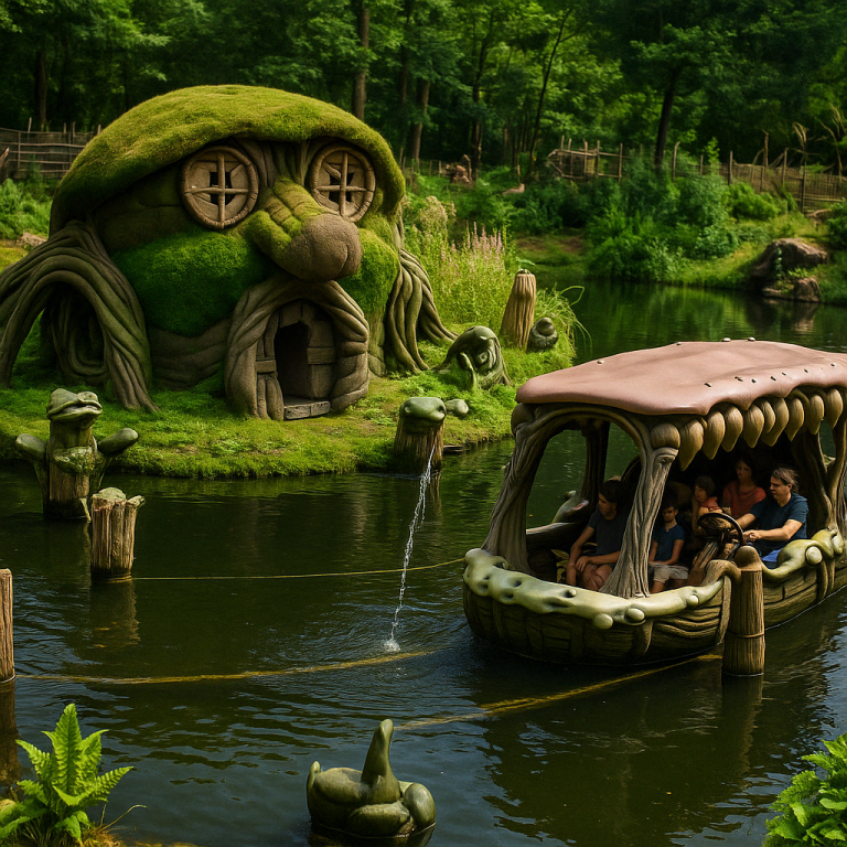 Puerto Fantasía Theme Park Resort Construction